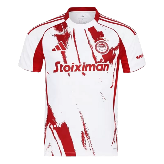 Camisola Olympiacos 2025-26 Alternativa Branca Versão Adepto