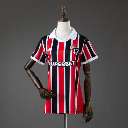 Camisola São Paulo FC 2026-27 Alternativa Riscas Versão Mulher