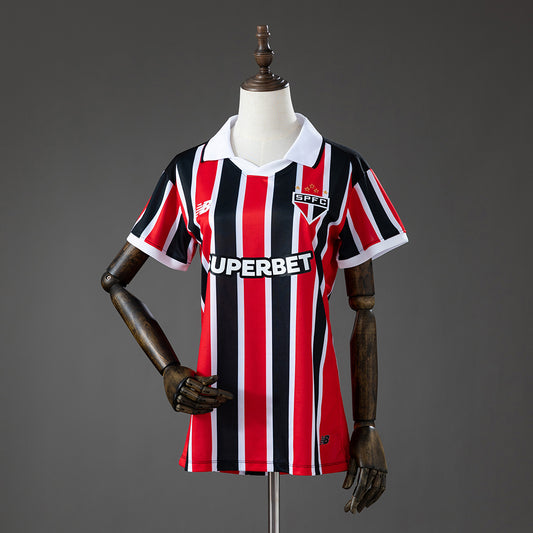 Camisola São Paulo FC 2026-27 Alternativa Riscas Versão Mulher