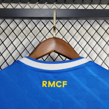 Camisola Real Madrid CF 2025-26 Alternativa Azul Versão Mulher