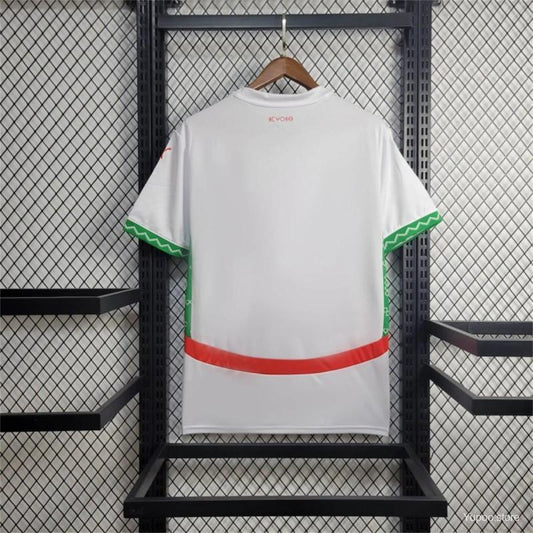 Camisola Marrocos 2024 Alternativa Branca Versão Adepto