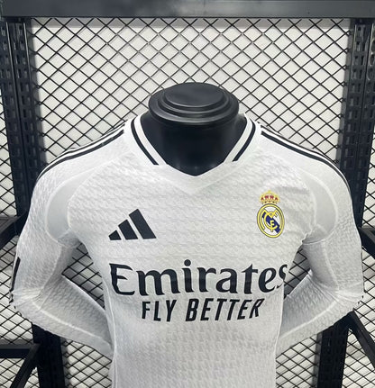 Camisola Manga Comprida Real Madrid CF 2024-25 Principal Versão Jogador