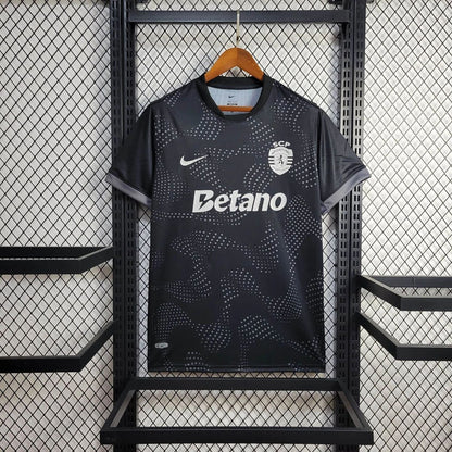 Camisola SCP 2025-26 Alternativa Preta Versão Adepto MATHEUS R. #2