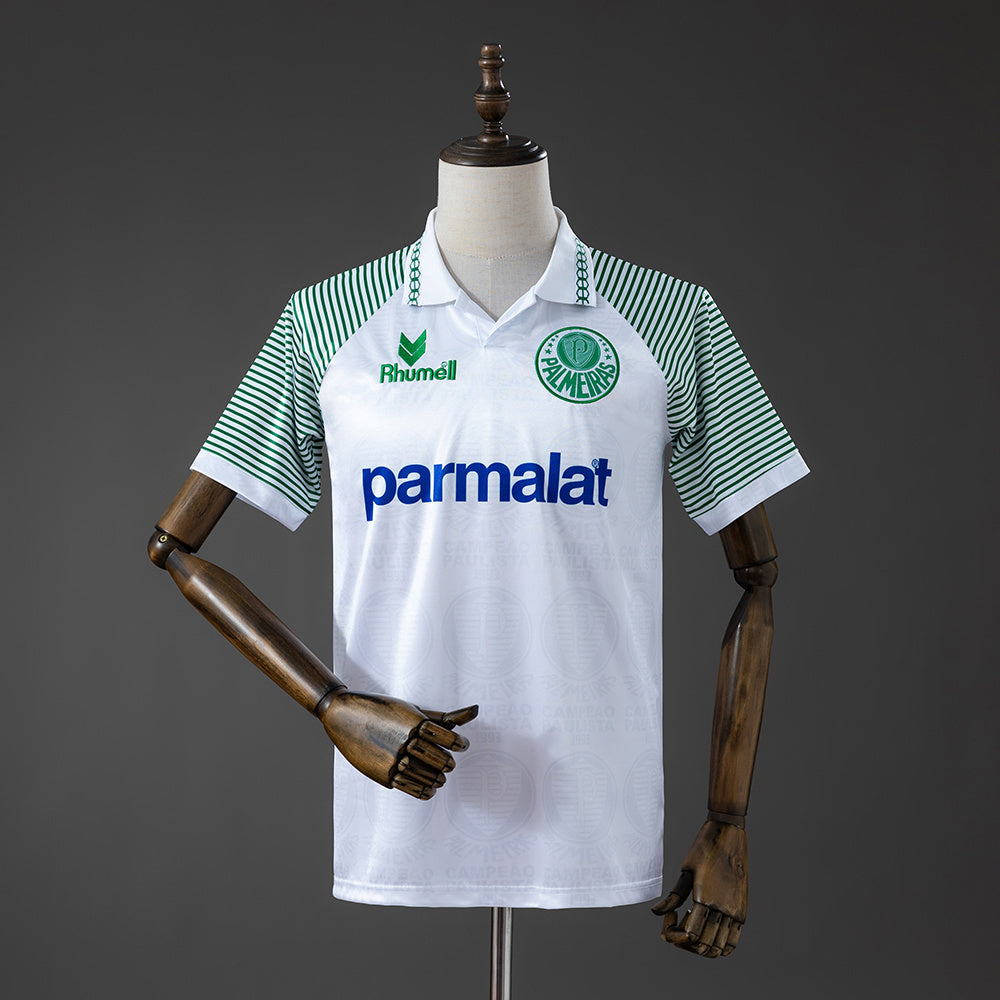 Camisola SE Palmeiras 1992-93 Alternativa Branca Versão Adepto