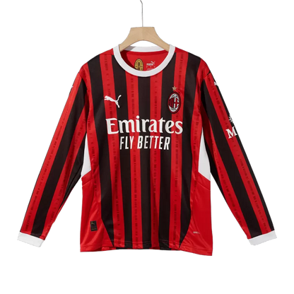 Camisola Manga Comprida Ac Milan 2024-25 Principal Versão Adepto