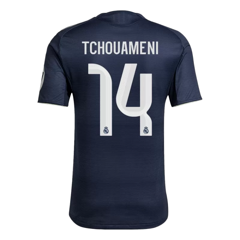 Camisola Real Madrid CF 2025-26 Alternativa Azul Escura Versão Adepto TCHOUAMENI #14