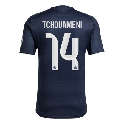 Camisola Real Madrid CF 2025-26 Alternativa Azul Escura Versão Adepto TCHOUAMENI #14
