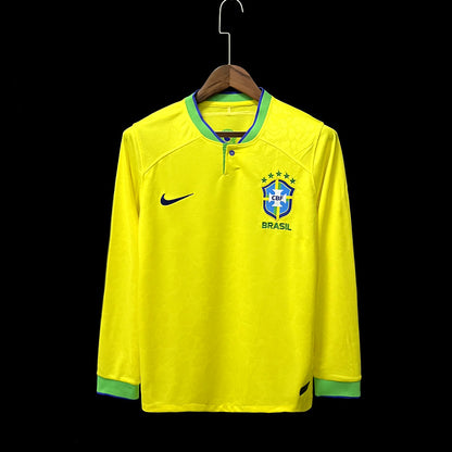 Camisola Manga Comprida Brasil 2022 Principal