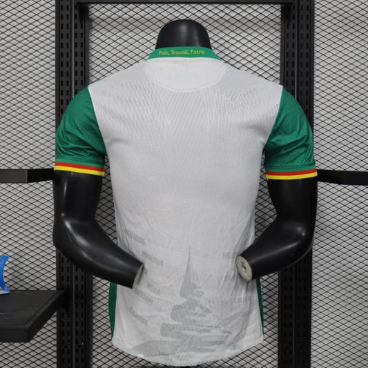 Camisola Camarões 2025 Alternativa Branca Versão Jogador