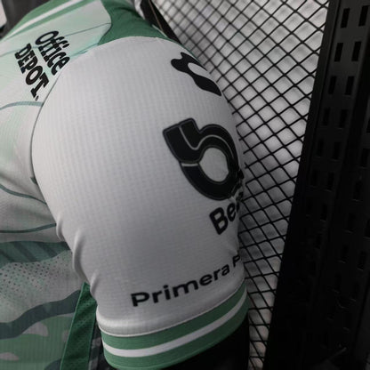 Camisola Club Leon 2025-26 Alternativa Branca Versão Jogador