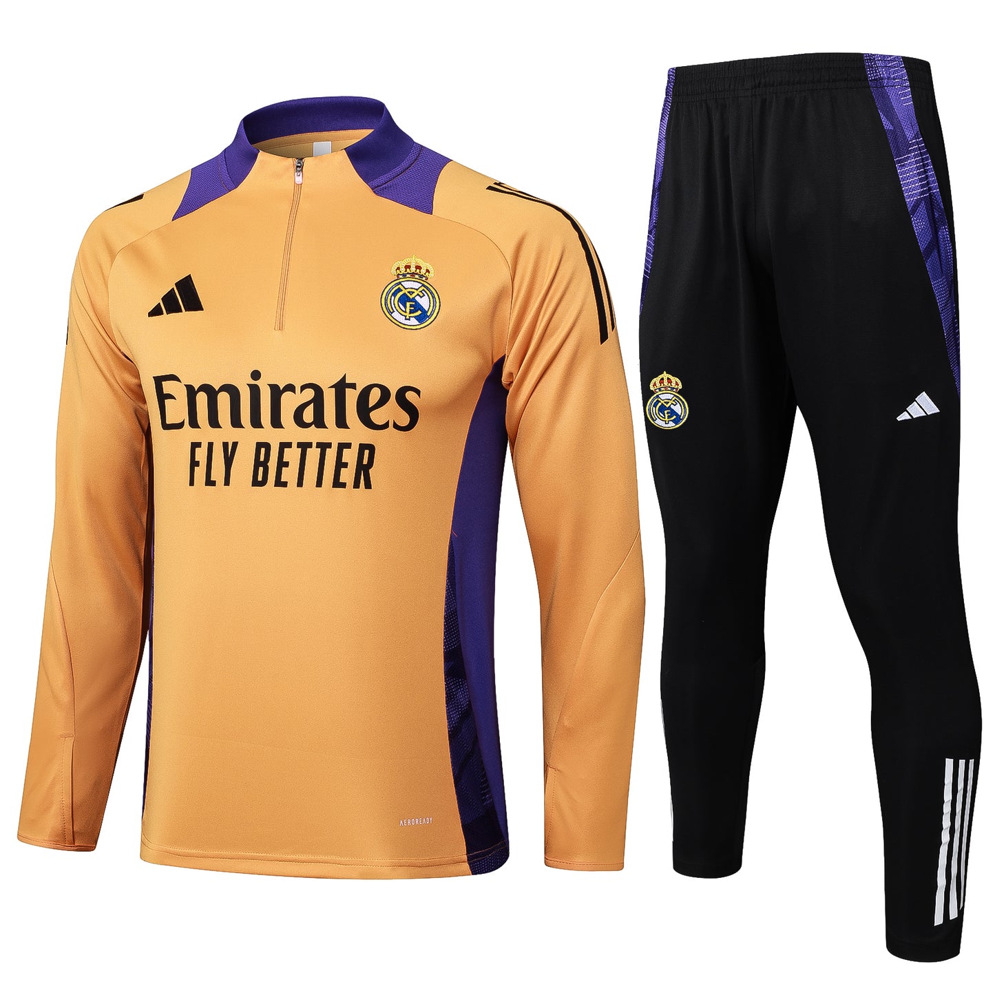 Fato de Treino Real Madrid CF 2024-25 - Camisola com Fecho