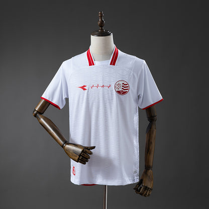 Camisola Clube Náutico Capibaribe 2025-26 Alternativa Branca Versão Adepto