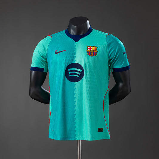 Camisola FC Barcelona 2026-27 Alternativa Azul Versão Jogador