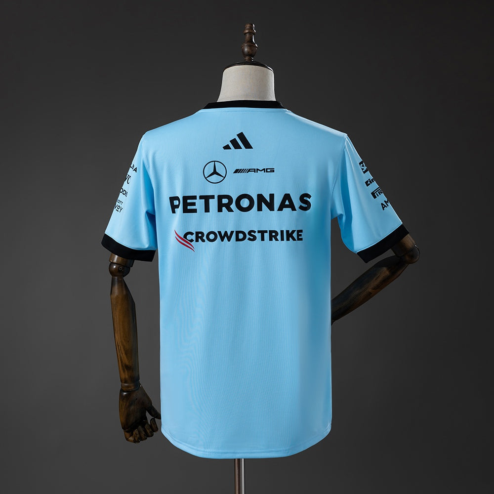 Camisola F1 Mercedes-AMG 2026 Azul Clara
