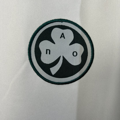 Camisola Panathinaikos AO 2025-26 Alternativa Branca Versão Adepto