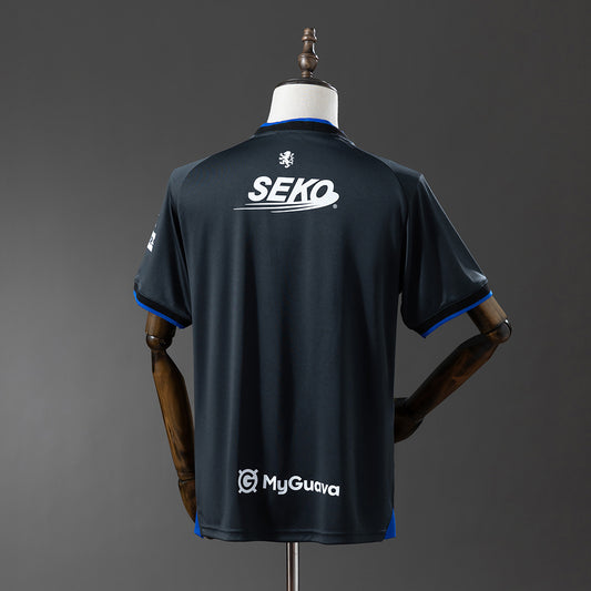 Camisola Rangers FC 2025-26 Alternativa Vermelha Versão Adepto