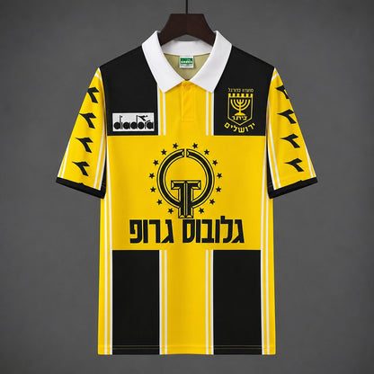 Camisola Beitar Jerusalem 1995-96 Alternativa Amarela Versão Adepto