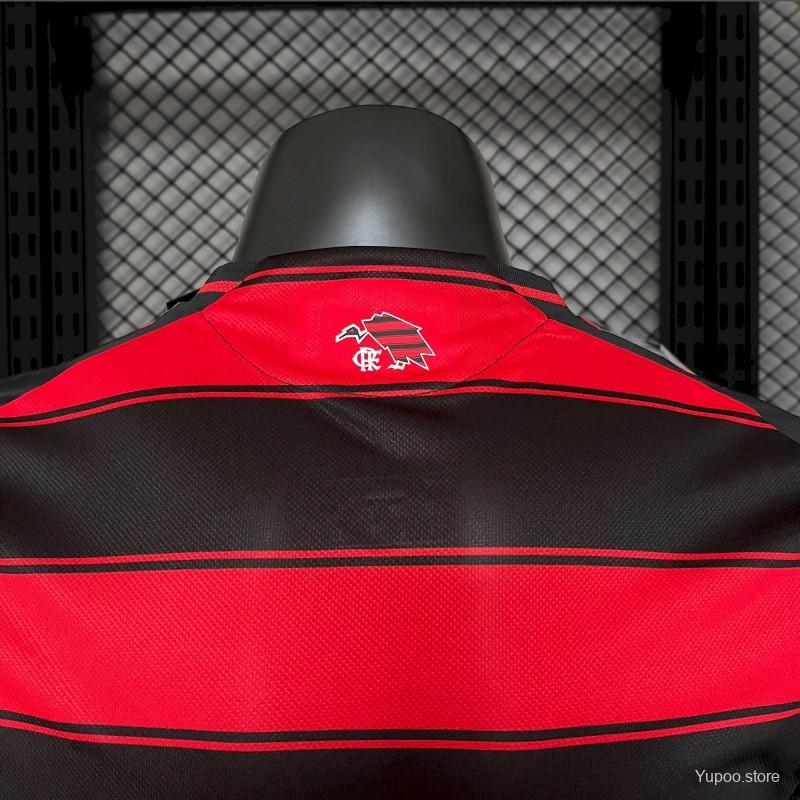 Camisola CR Flamengo 2025-26 Principal Versão Jogador Todos Patrocinadores