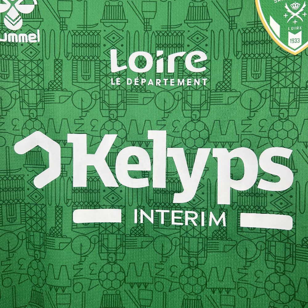 Camisola AS Saint-Etienne 2025-26 Principal Versão Adepto