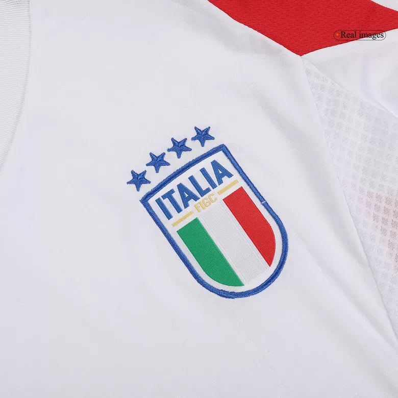Camisola Italia 2024 Alternativa Branca Versão Mulher