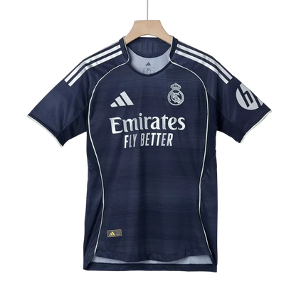 Camisola Real Madrid CF 2025-26 Alternativa Azul Escura Versão Adepto