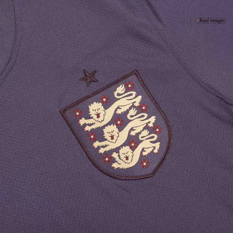 Camisola Manga Comprida Inglaterra 2024 Alternativa Azul Versão Adepto