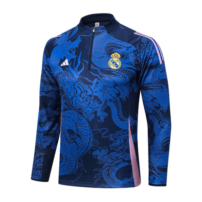 Fato de Treino Real Madrid CF 2024-25 - Camisola com Fecho