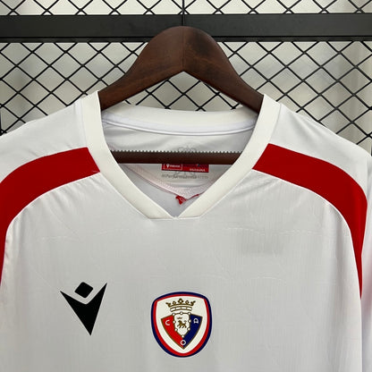 Camisola CA Osasuna 2025-26 Alternativa Branca Versão Adepto