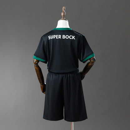 Kit Criança SCP 2025-26 Alternativo Verde (Entrega Imediata)