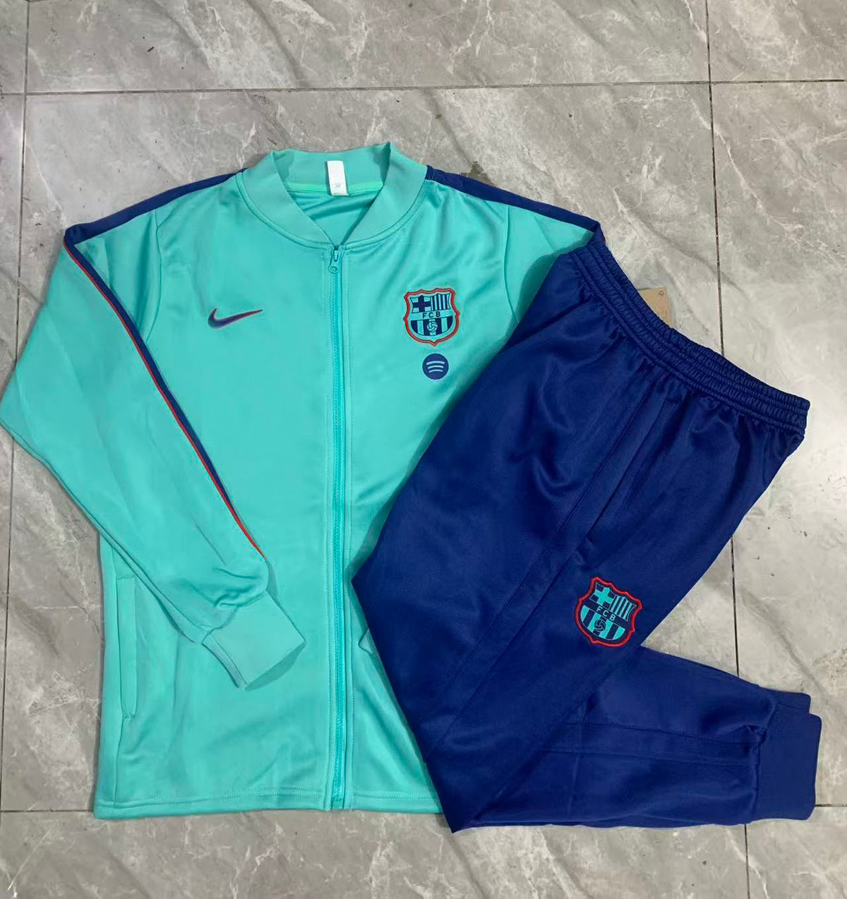 Fato de Treino FC Barcelona 2026-27 - Casaco sem Capuz