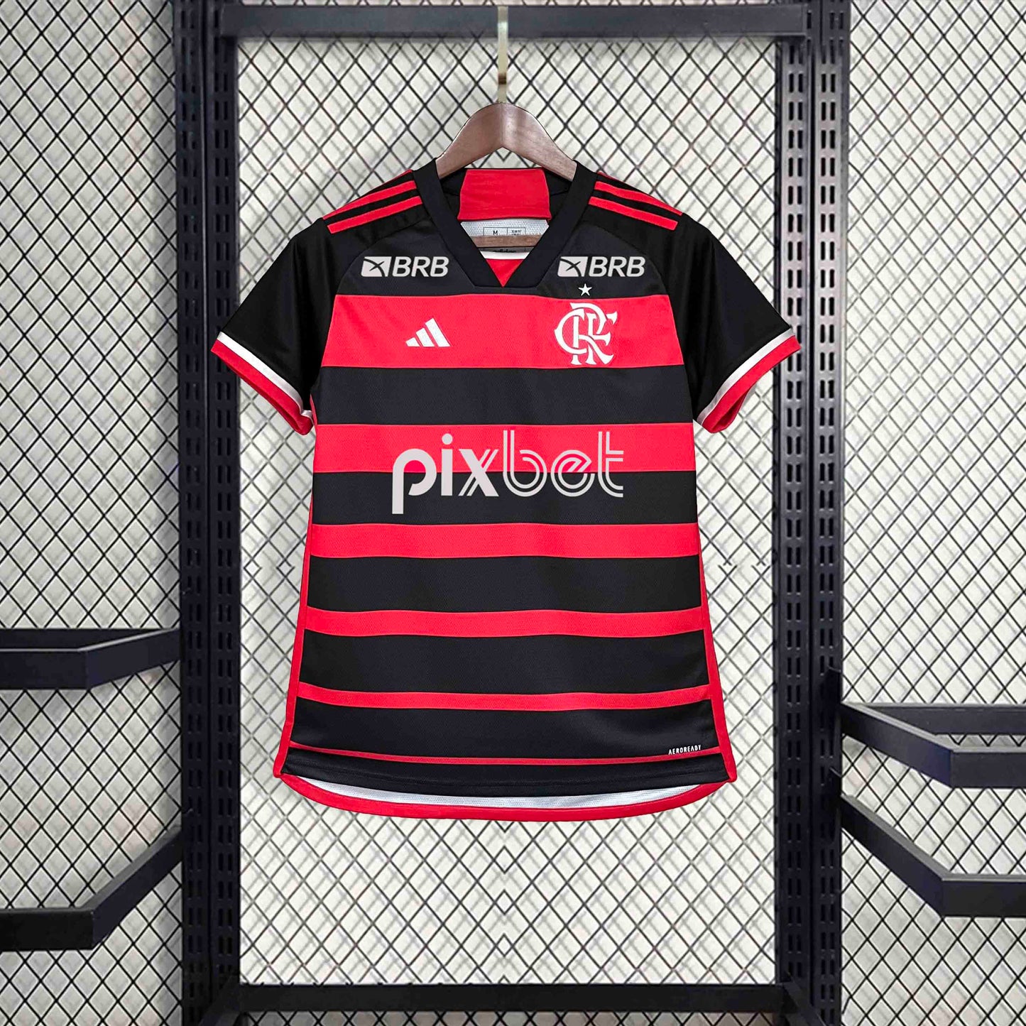Camisola Flamengo 2024-25 Principal Versão Mulher Todos Patrocinadores