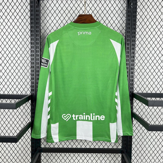 Camisola Manga Comprida Real Betis 2025-26 Principal Versão Adepto