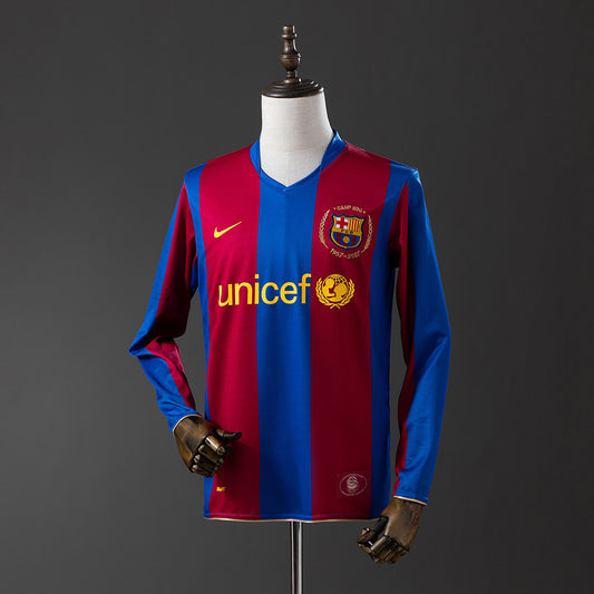 Camisola Manga Comprida FC Barcelona 2007-08 Principal