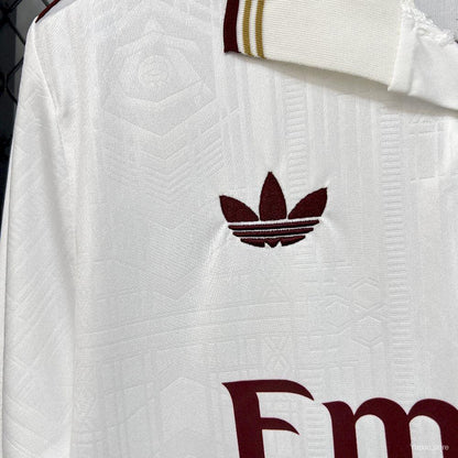 Camisola Manga Comprida ARS 2025-26 Alternativa Branca Versão Adepto