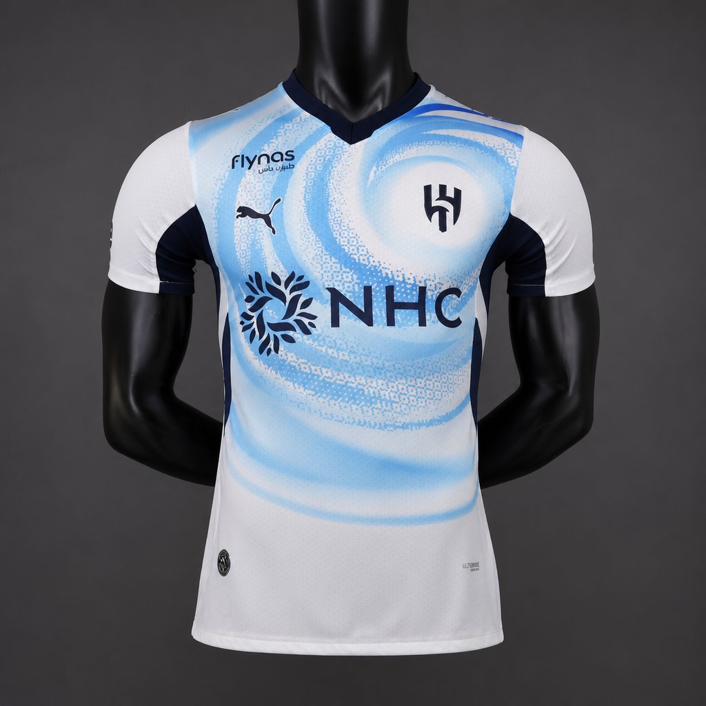 Camisola Al-Hilal SFC 2026-27 Alternativa Branca Versão Jogador