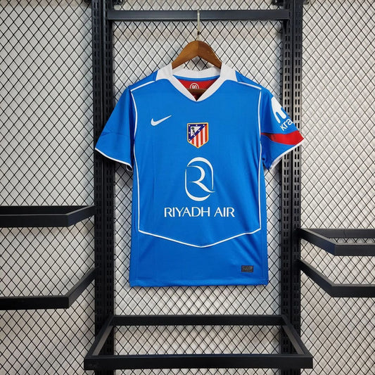 Camisola Atletico Madrid 2025-26 Alternativa Azul Claro Versão Adepto