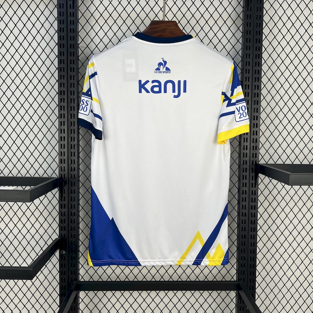 Camisola CA Rosario Central 2025-26 Alternativa Branca Versão Adepto