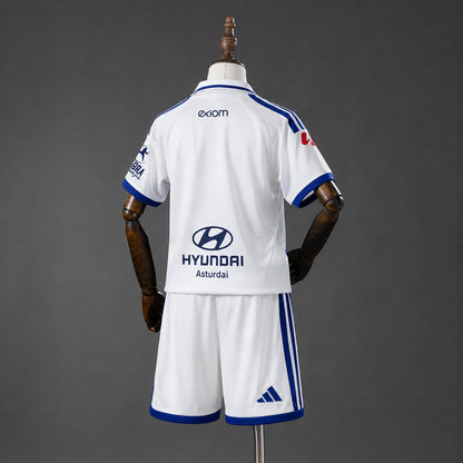 Kit Criança Real Oviedo 2026-27 Alternativo Branco