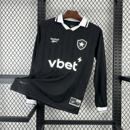 Camisola Manga Comprida Botafogo-RJ 2025-26 Alternativa Preta Versão Adepto