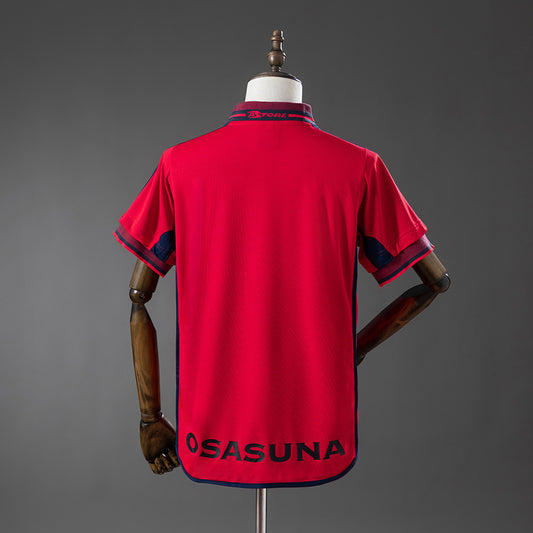Camisola CA Osasuna 2000-01 Principal Versão Adepto