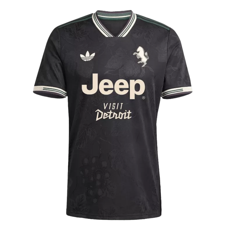 Camisola Juventus FC 2025-26 Alternativa Preta Versão Adepto