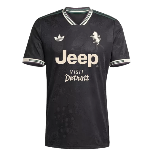 Camisola Juventus FC 2025-26 Alternativa Preta Versão Adepto