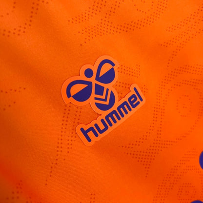 Camisola Malaga CF 2025-26 Alternativa Laranja Versão Adepto