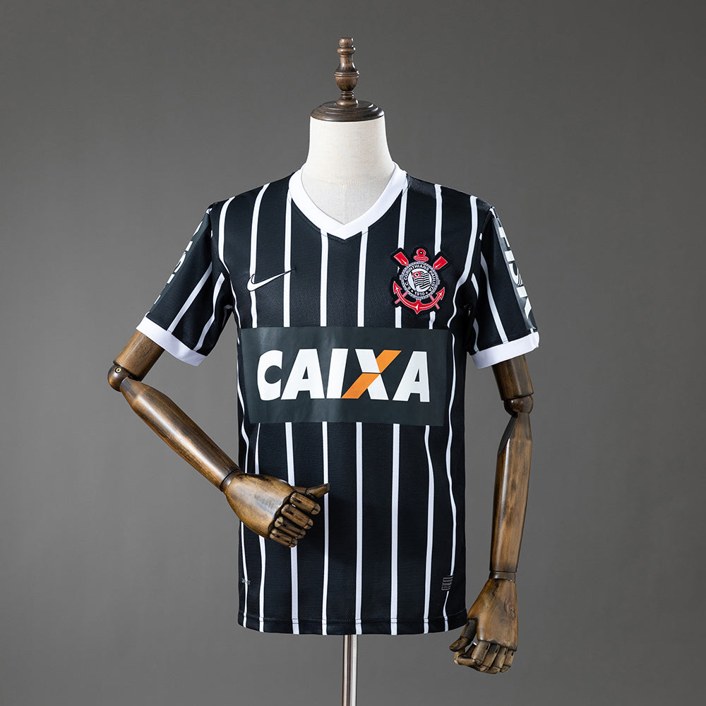 Camisola SC Corinthians 2013-14 Alternativa Preta Versão Adepto