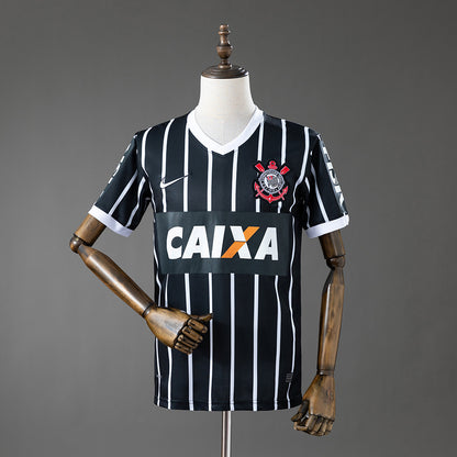 Camisola SC Corinthians 2013-14 Alternativa Preta Versão Adepto