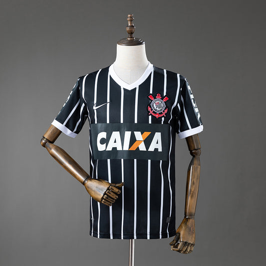 Camisola SC Corinthians 2013-14 Alternativa Preta Versão Adepto