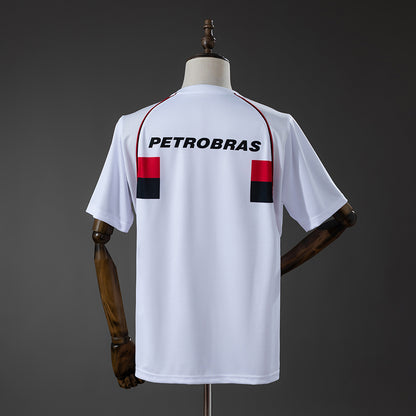 Camisola CR Flamengo 2002-03 Alternativa Branca Versão Adepto