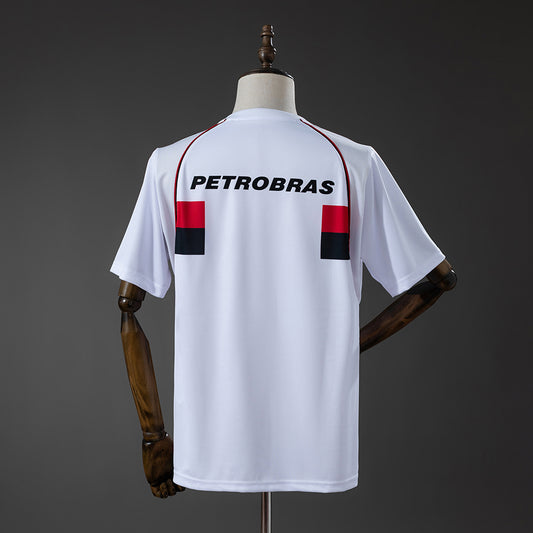 Camisola CR Flamengo 2002-03 Alternativa Branca Versão Adepto
