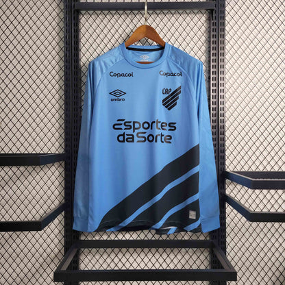 Camisola Manga Comprida Club Athletico Paranaense 2023-24 Alternativa Todos Patrocinadores