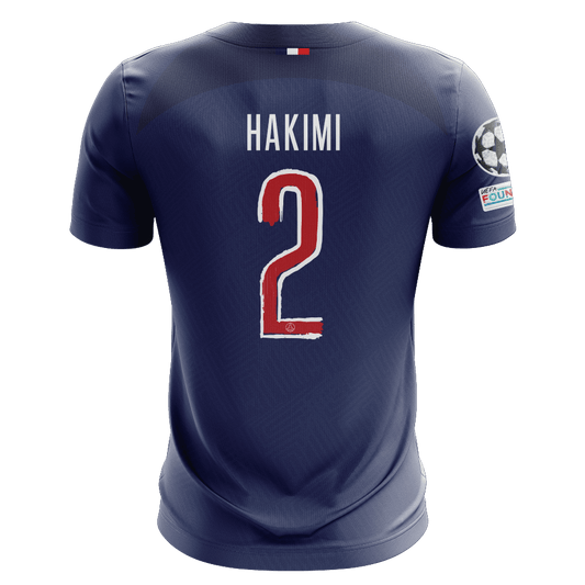 Camisola FC Paris Saint-Germain 2024-25 Principal UCL Versão Adepto HAKIMI #2